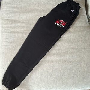 University of Tampa Spartans sweatpants || small || Champion